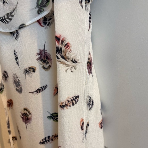 The Kooples Feather Print Silk Dress Size XS - Picture 6 of 10